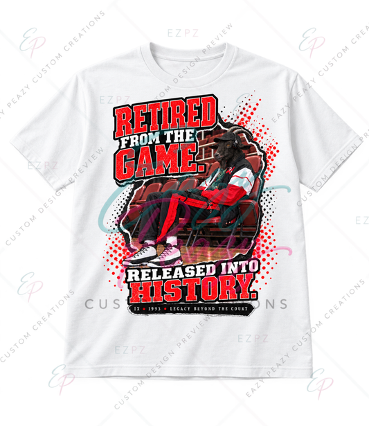 Legacy Beyond the Court — GOAT Graphic Tee